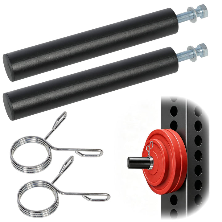 aleawol Hantelscheibenhalter Power Rack Befestigung für 50mm Hantelscheibe | 2er Set Gewichtsplatten