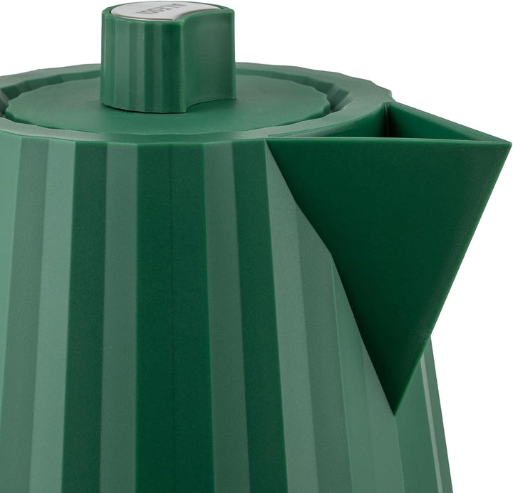 Alessi Plissé MDL06/1 GR - Design Elektrischer Wasserkocher, aus Thermoplastischem Harz, Europäische