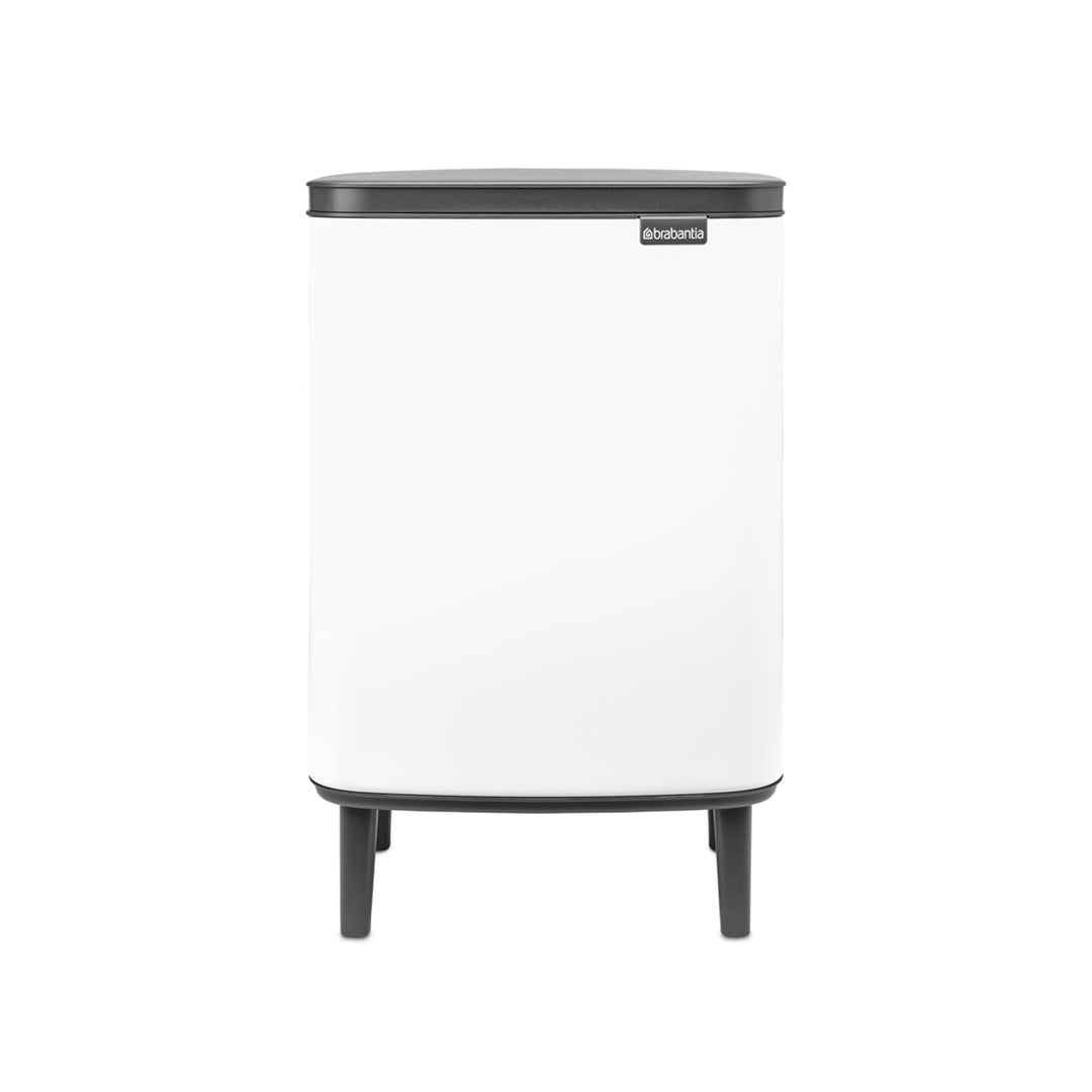 Brabantia - Mülleimer Bo Hi 12L mit Soft-Close-Deckel, herausnehmbarem Inneneimer und Transportgriff