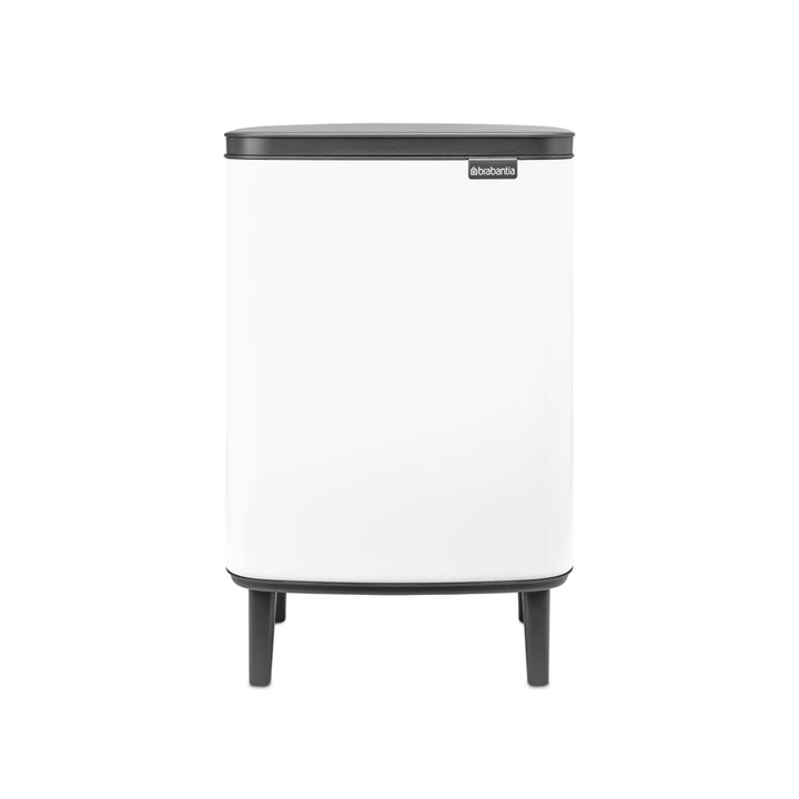 Brabantia - Mülleimer Bo Hi 12L mit Soft-Close-Deckel, herausnehmbarem Inneneimer und Transportgriff
