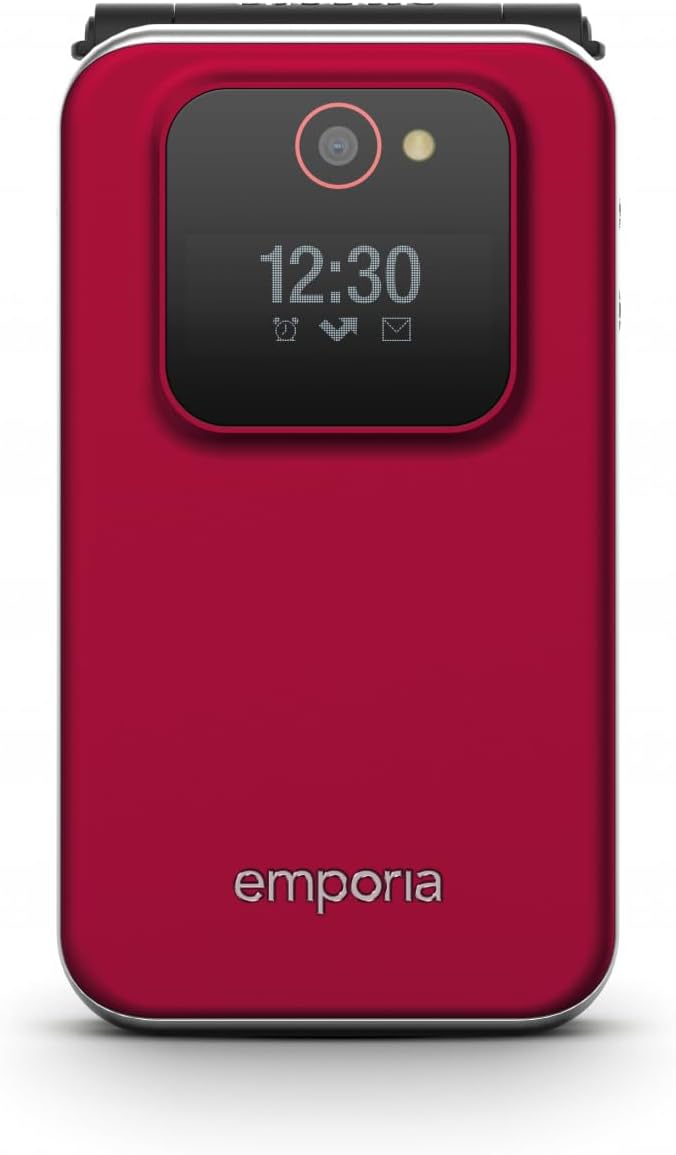 Emporia - JOY LTE - Big Button 4G FLIP Handy, ideal für ältere Menschen - Entsperrter, grosser 2,8-Z