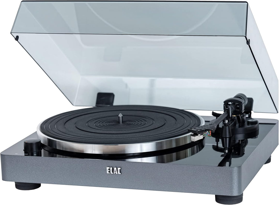 ELAC Plattenspieler Miracord 50, Schallplattenspieler mit Phono-Vorverstärker, für Jede Musik-Anlage