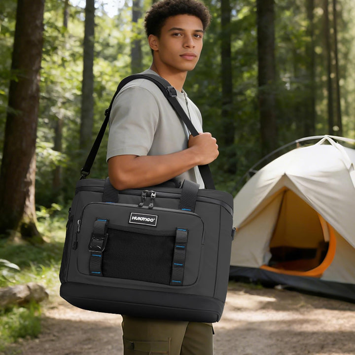 Hulongo Kühltasche, 30 L grosse isolierte Kühltasche, wasserdichte Thermotasche für Picknicks, ausla
