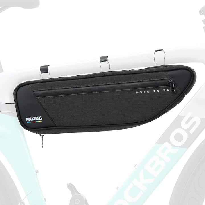 ROCKBROS Road-to-Sky Fahrrad Rahmentasche Reflektierende Wasserabweisende Fahrradtasche für Rahmen 2
