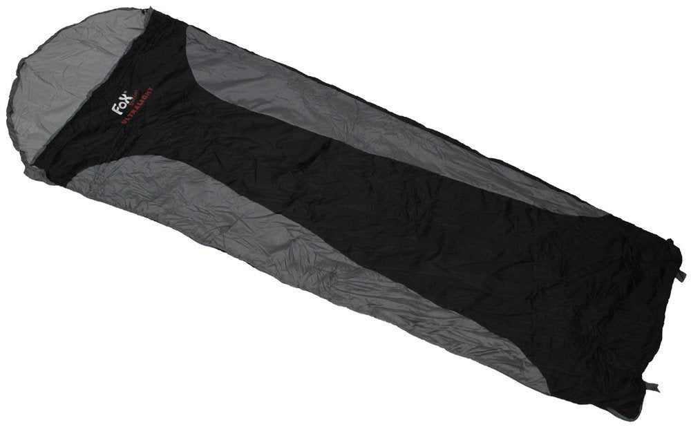 Fox Outdoor Schlafsack Ultralight, schwarz