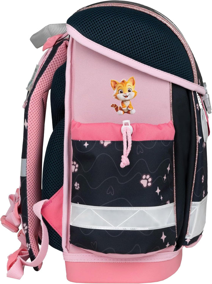Belmil Classy Schulranzen Set 4 - teilig (403-13/AG/S) Cute Kitten 2