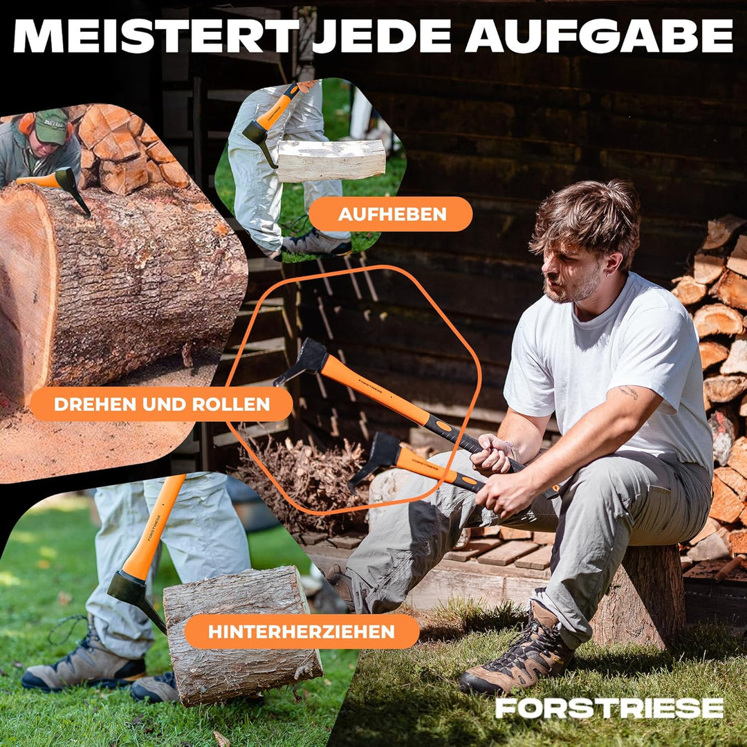 Sappie 70cm Forstwerkzeug | Sapie TX70 | Handsappie aus hochwertigem Non-Break Fiberglas-Kunststoff