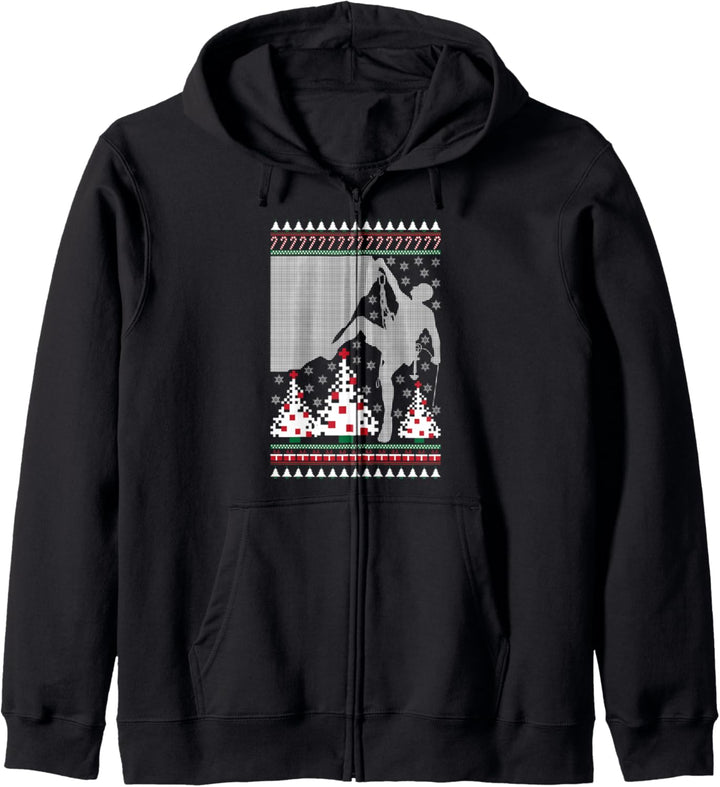 Rock Climbing Ugly Christmas Happy Holiday Xmas Gift Kapuzenjacke