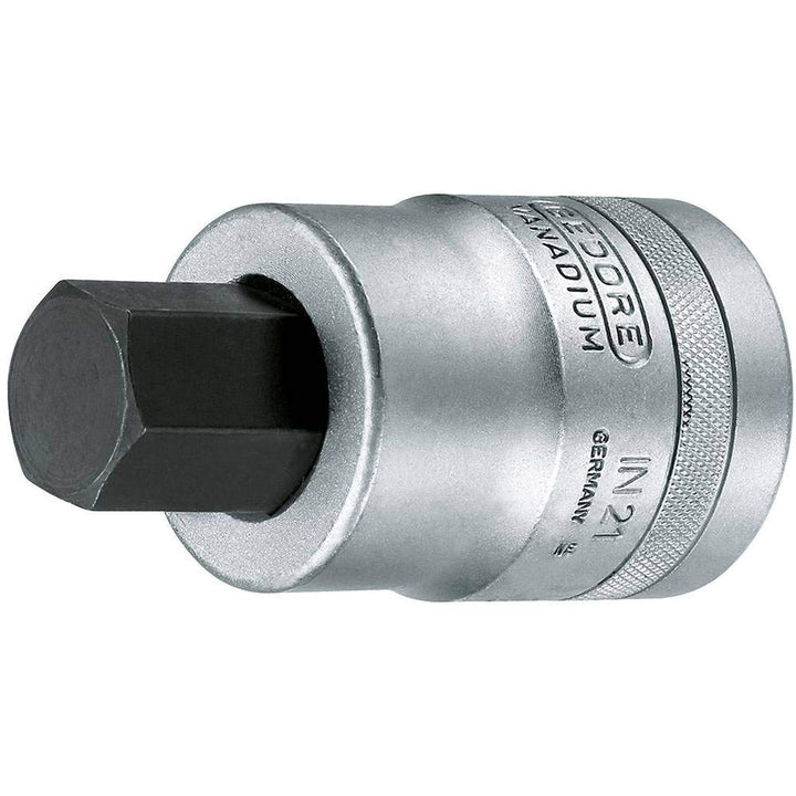 Steckschlüsseleinsatz IN 21 1 Zoll Innen-6-kant SW 24mm L.90mm GEDORE 24 mm, 24 mm