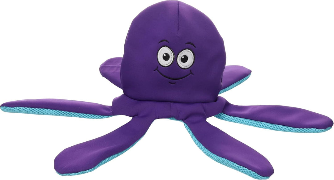 Flamingo Hundespielzeug Franne Oktopus Emoji – Lila – 57 cm | Schwimmfähig, strapazierfähig & unterh
