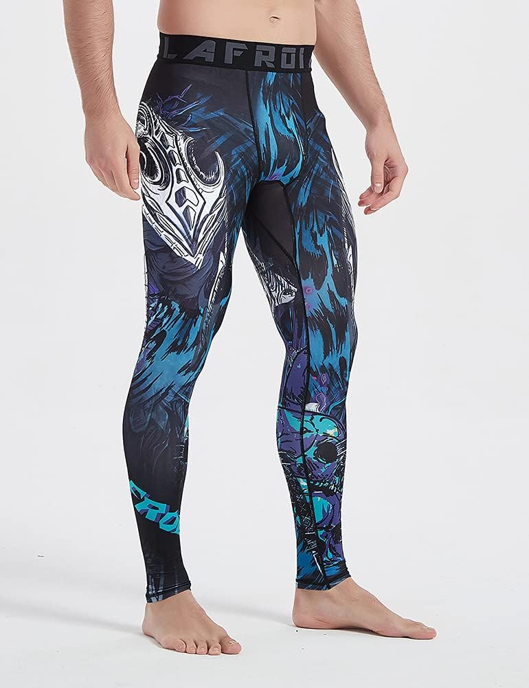 LAFROI Herren Schnelltrocknende Kompressions-Leggings-YSK08 S Commander, S Commander
