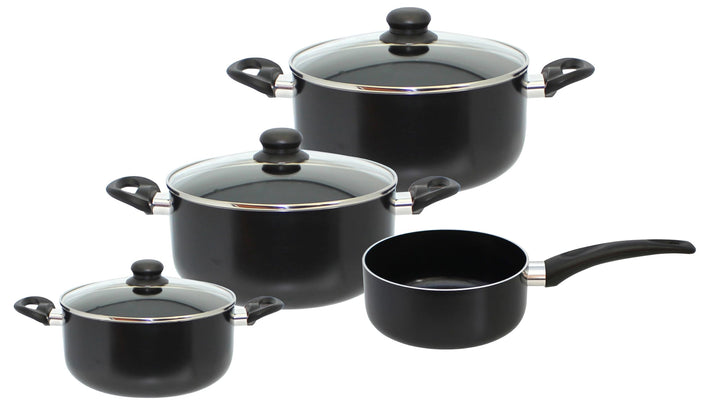 Topfset Metis 4 teilig, hochwertiges Aluminium, ELODUR® Edition Antihaftversiegelung, backofenfest u