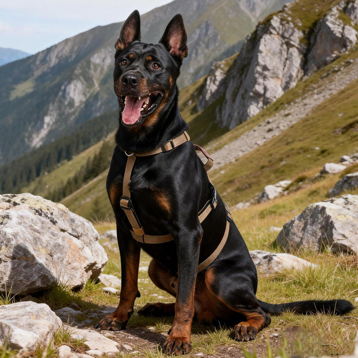 Hundegeschirr Ausbruchsicher, Anti Zug Sicherheitsgeschirr Hund, Verstellbare Brustgeschirr mit Gepo