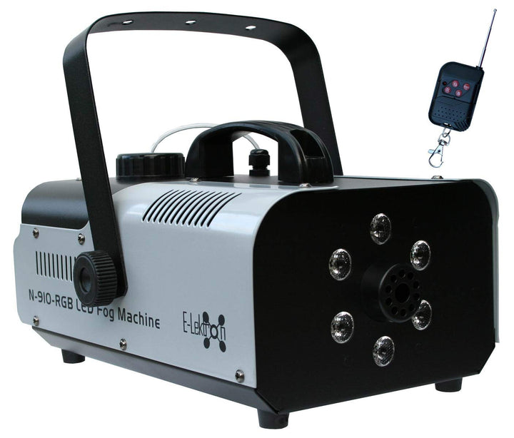 E-Lektron N-910-RGB Nebelmaschine 900W mit LED-Beleuchtung und Funk-Fernbedienung