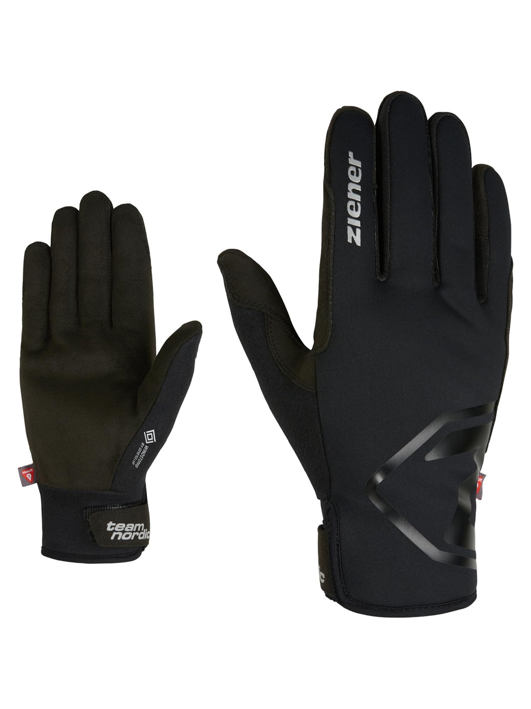 Ziener Herren Umano Langlauf/Nordic/Crosscountry-Handschuhe | gefüttert, Primaloft, Soft-Shell 10.5