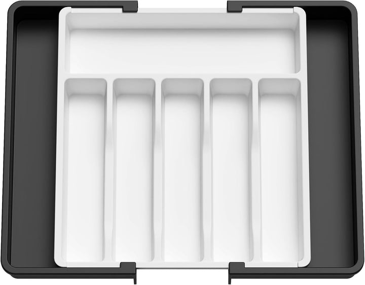 Lifewit Besteckhalter, erweiterbarer Utensilienhalter für Schublade, verstellbarer Besteckkasten, ko