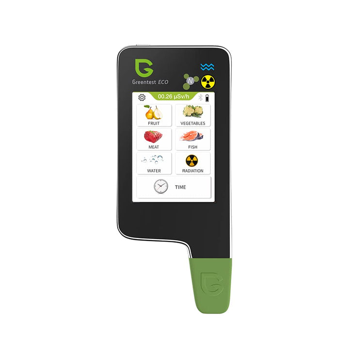 Greentest eco 6 Nitratprüfer für Gemüse, Obst, Fleisch, Fisch, Wasser Meter Härte TDS PPM, Strahlung