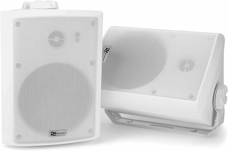 Power Dynamics WS40A Bluetooth und WiFi Lautsprecher-Set 200 Watt 4 Zoll Weiss