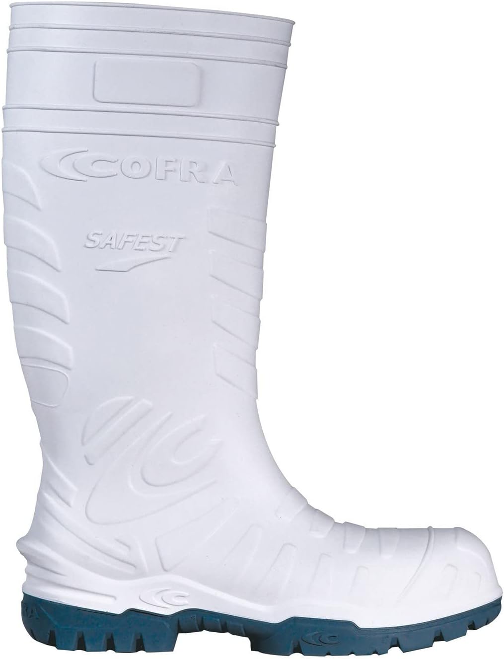 Cofra 00060-003.W44 SAFEST WHITE S5 CI SRC Sicherheitsstiefel, Weiss/Grau, Grösse 44 44 EU Weiss, 44