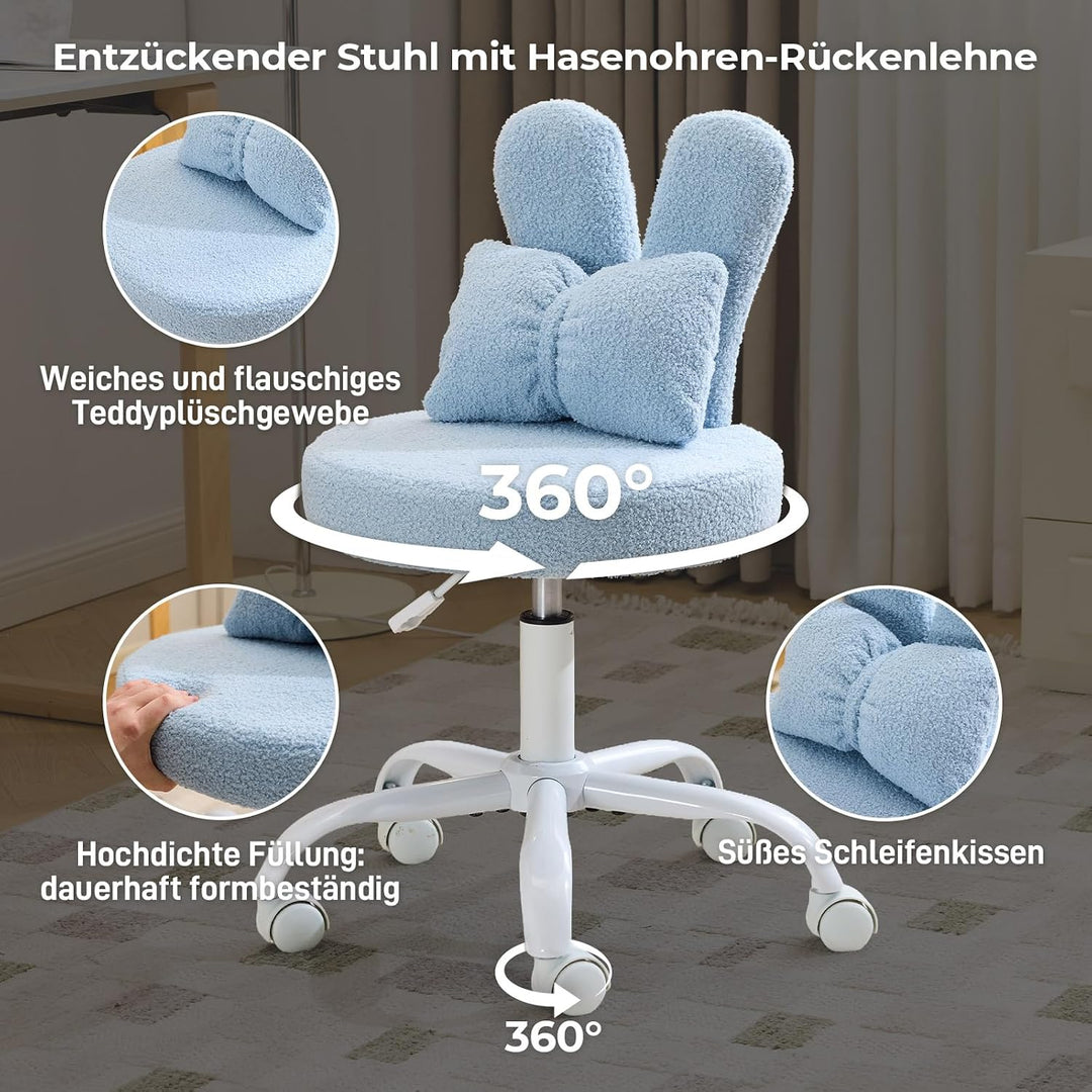 LEADZM Homeoffice Stuhl, Schminkstuhl, Kinder Schreibtischstuhl kinderschreibtischstuhl Jungendstuhl