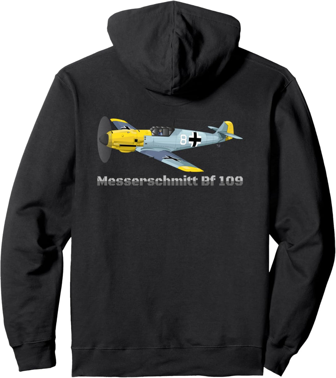 Messerschmitt Bf 109 Deutsche Kampfflugzeuge des Zweiten Pullover Hoodie