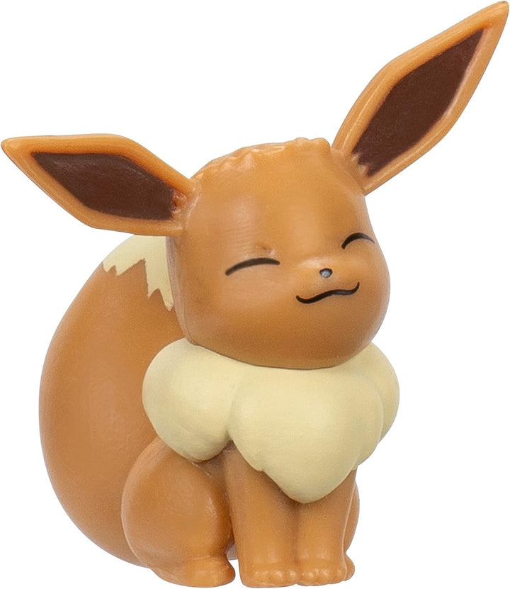 Pokémon PKW3614 - Battle Figure Multipack - 6er Pack mit Pikachu, Pottrott, Milza, Sheinux, Evoli &