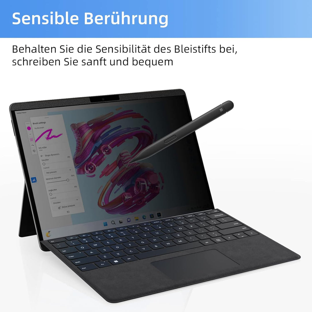 Mamol Magnetischer Blickschutzfilter für 13 Zoll Microsoft Surface Pro 9/8/X, Entfernbare Blickschut