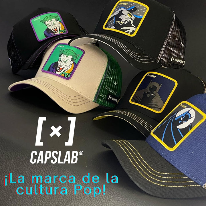 Capslab Batman DC Batman Black Gray DC Trucker Cap 55-62 Trucker-Bat-Gray#32878, 55-62 Trucker-Bat-G