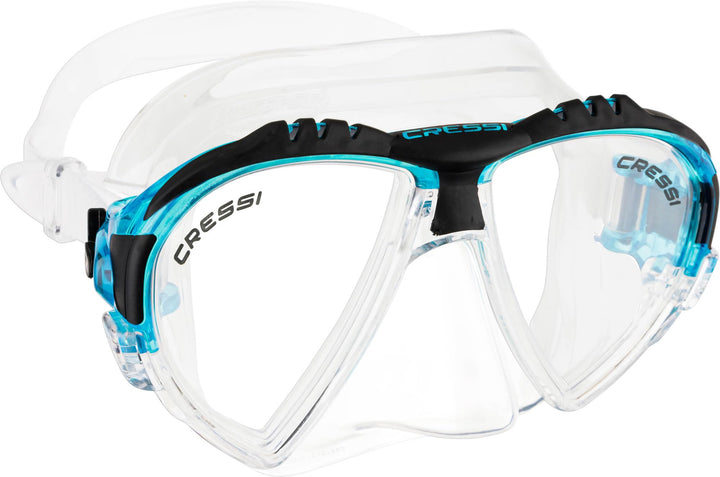 Cressi Matrix Tauchen Schnorcheln Maske Transparente/Aquamarin Einheitsgrösse Single, Transparente/A