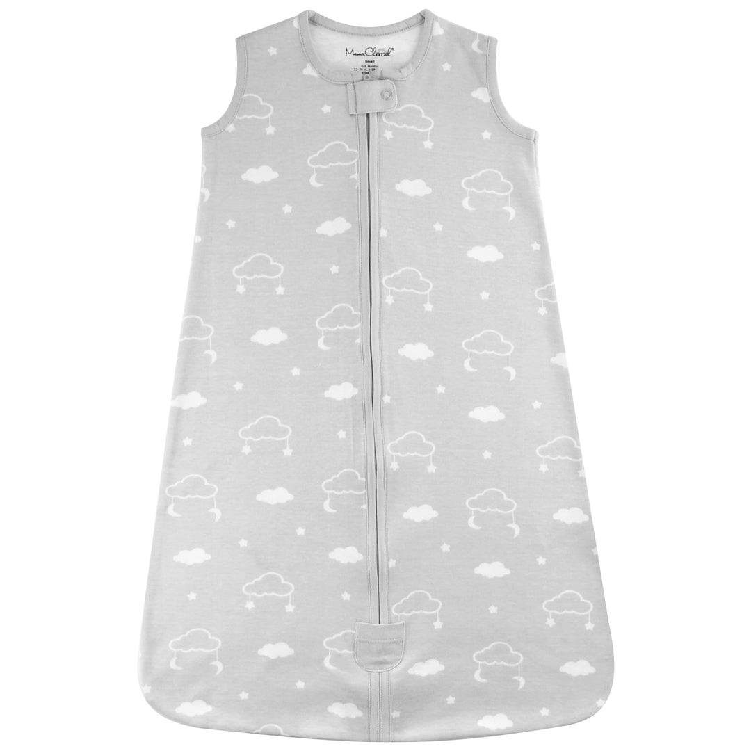 Mama Cheetah Baby Schlafsack, Bio-Baumwolle, Tragbare Babydecke, Schlafsack mit 2-Wege-Reissverschlu