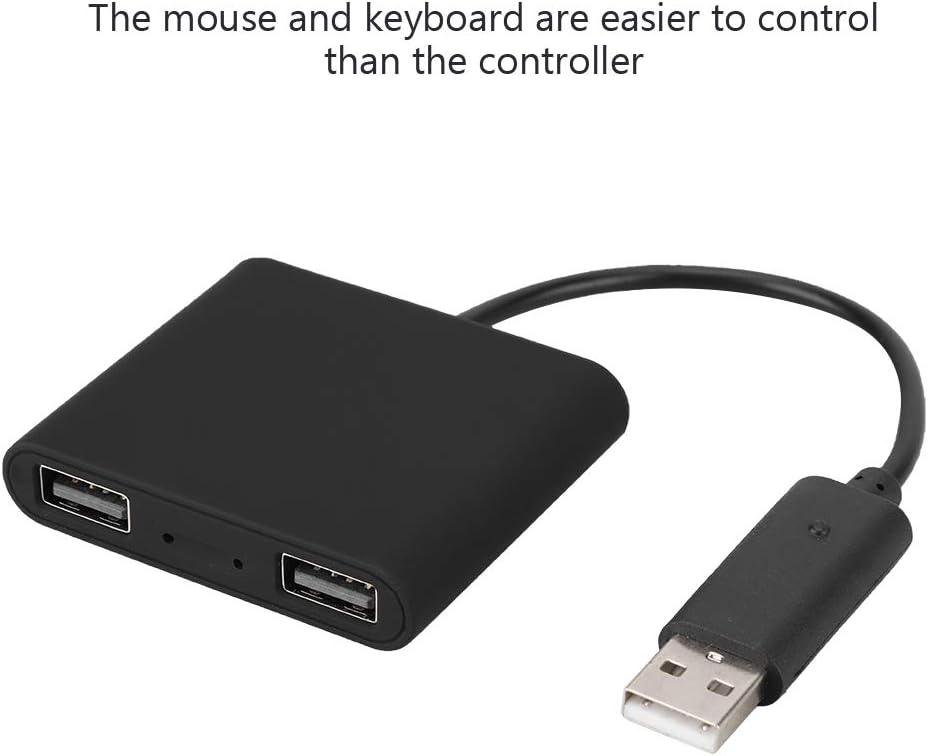 ASHATA USB-Adapter Gaming Tastatur und Maus, Maus und Tastatur Konverter Adapter für PS4/PS3/Xbox On