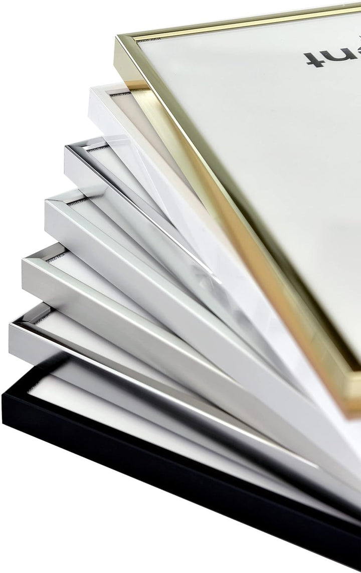 accent by nielsen Aluminium Bilderrahmen Accent, 50x60 cm, Schwarz Matt 50 x 60 cm Schwarz Matt, 50