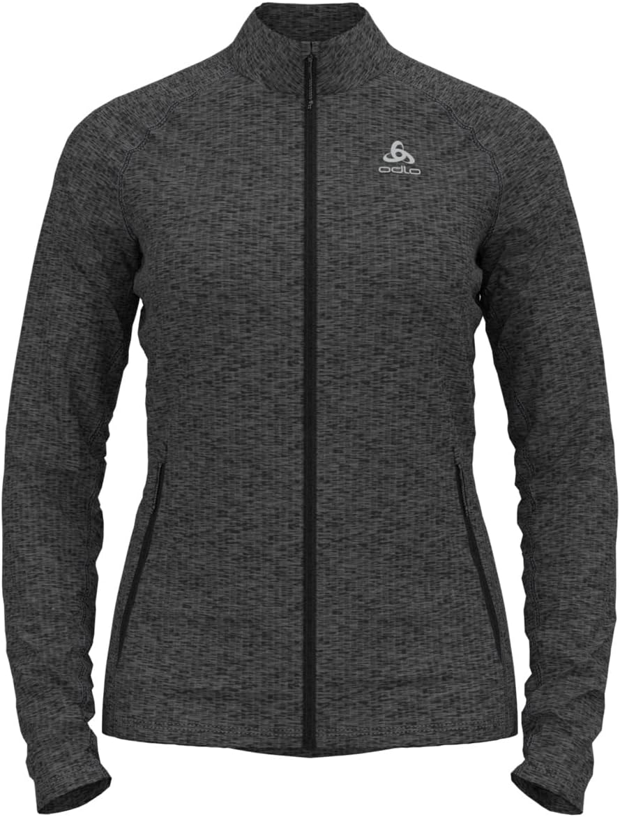 Odlo Damen Die FLI Midlayer-Jacke. FLI M Dark Grey Melange, M Dark Grey Melange