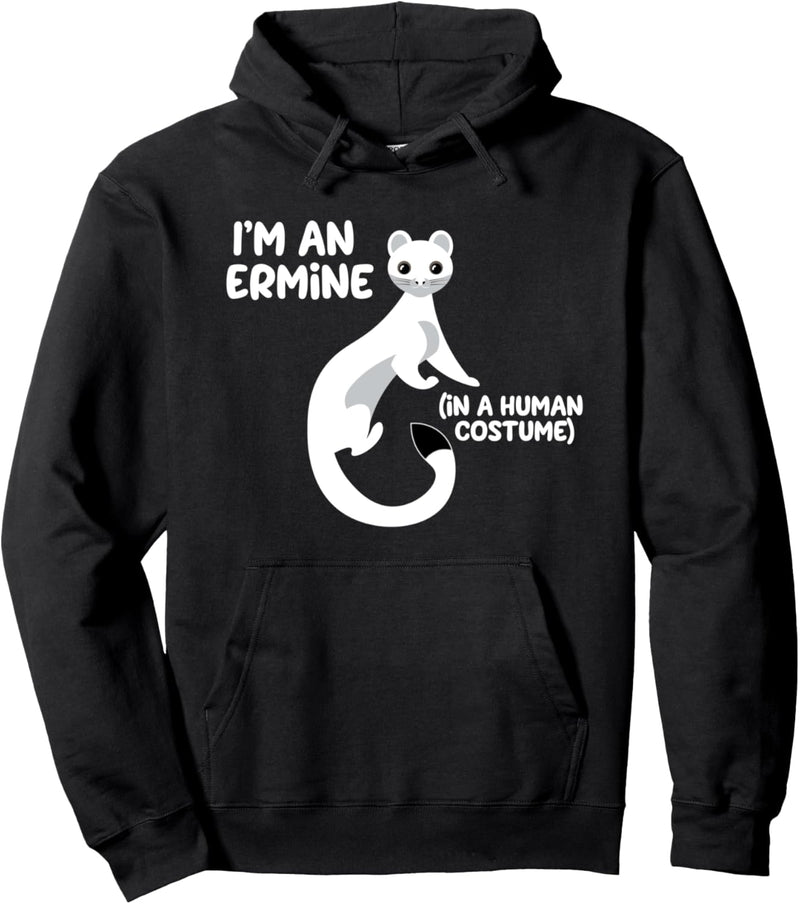 Hermelin Kostüm lustige Halloween Graphic Ermines Pullover Hoodie