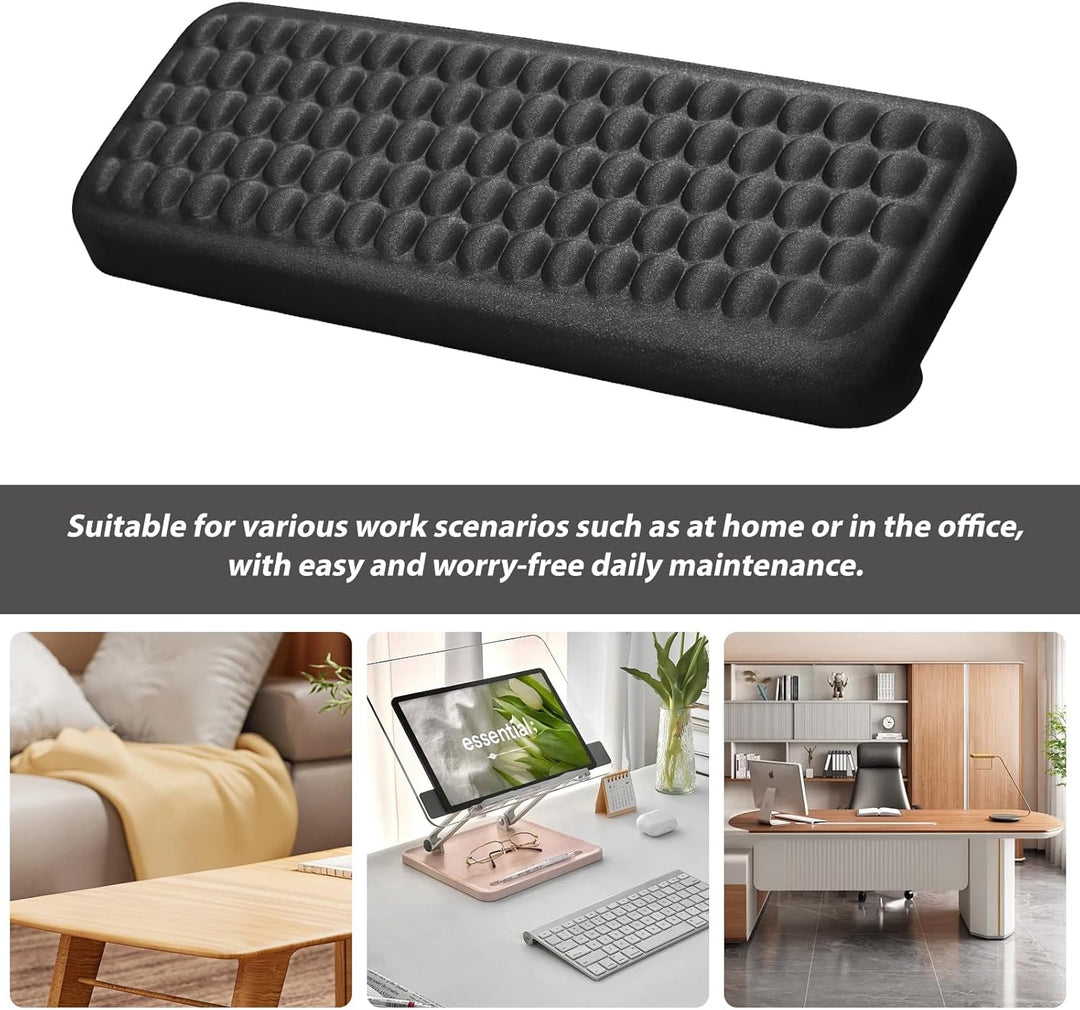 2 Stück L Förmige Handgelenk Ellenbogenkissen: 30 x 10 cm Ergonomisches Memory Foam Schreibtischkant
