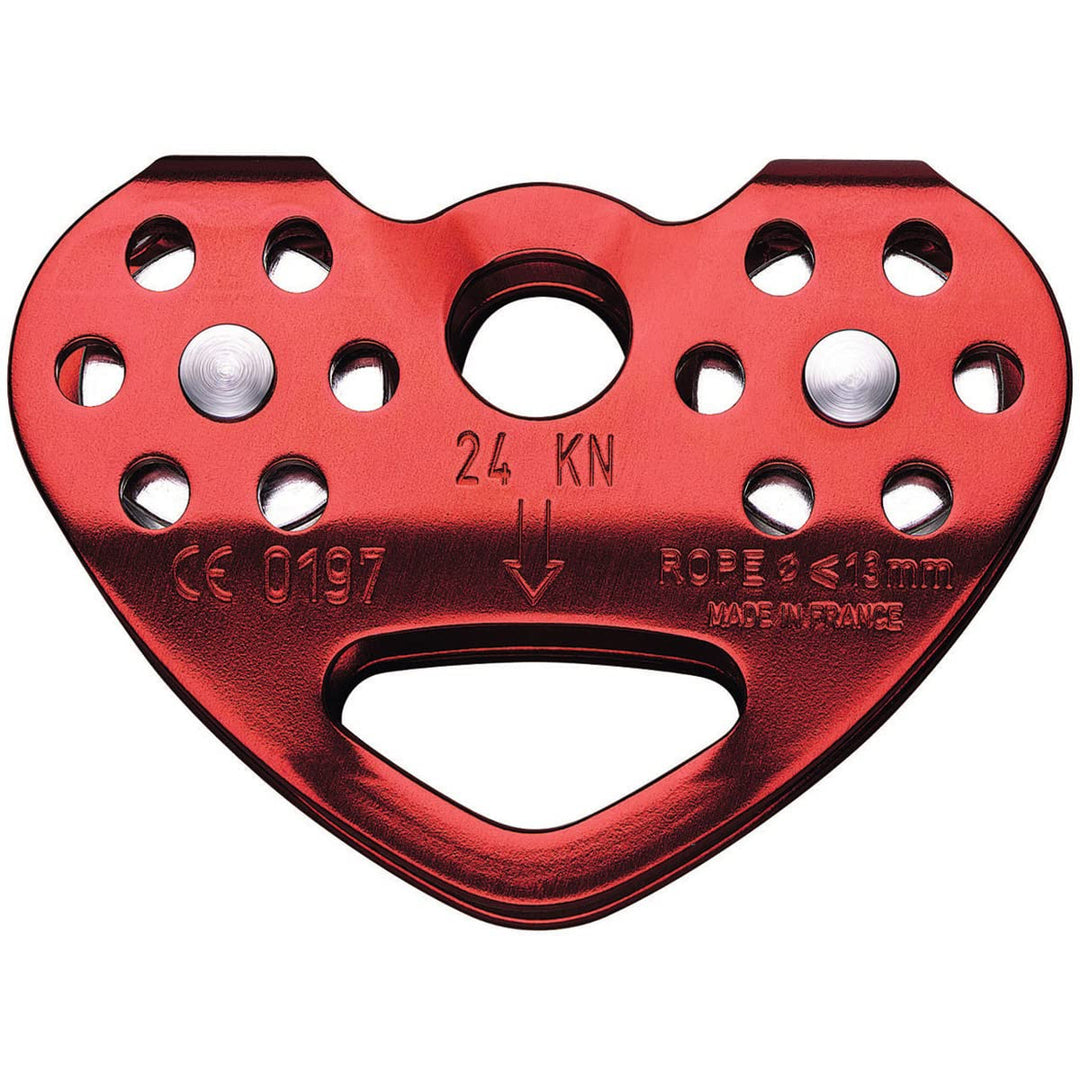PETZL Tandem Speed Seilrolle Klettern Big Wall Rot, Rot