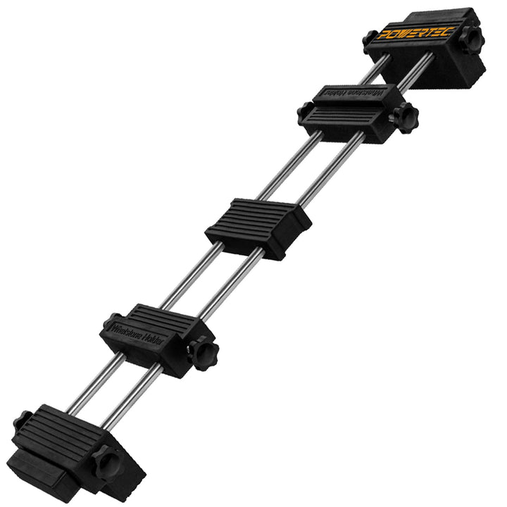 POWERTEC 71671 Schleifstein-Basishalter, verstellbare Spülbeckenbrücke 8,9 cm bis 36,6 cm, rutschfes