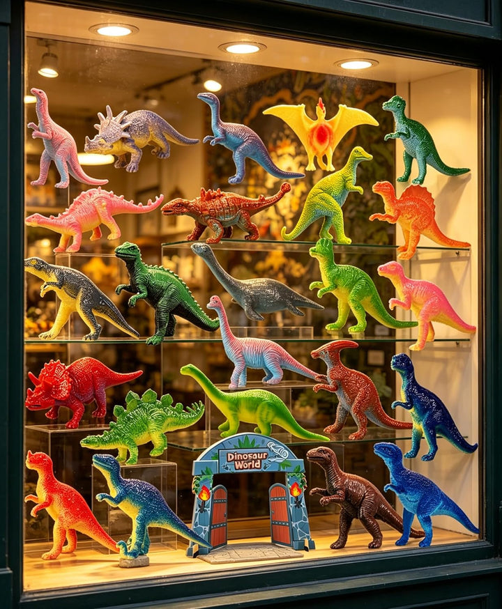 iZoeL Adventskalender 2025 Dinosaurier Kinder Jungen Dino Adventskalender 24 Dinosaurfiguren Füllung
