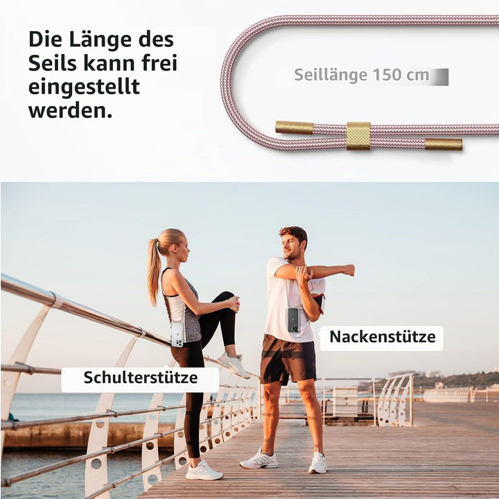 GOODVISH Handykette kompatibel mit Apple iPhone 13 Pro Max-6,7" Display | Necklace Hülle mit Band Ha