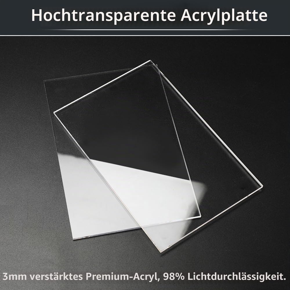 DuvinDD Acryl-Vitrine für Sammlerobjekte, Funko, Pop-Regal, transparent, zur Wandmontage oder auf de