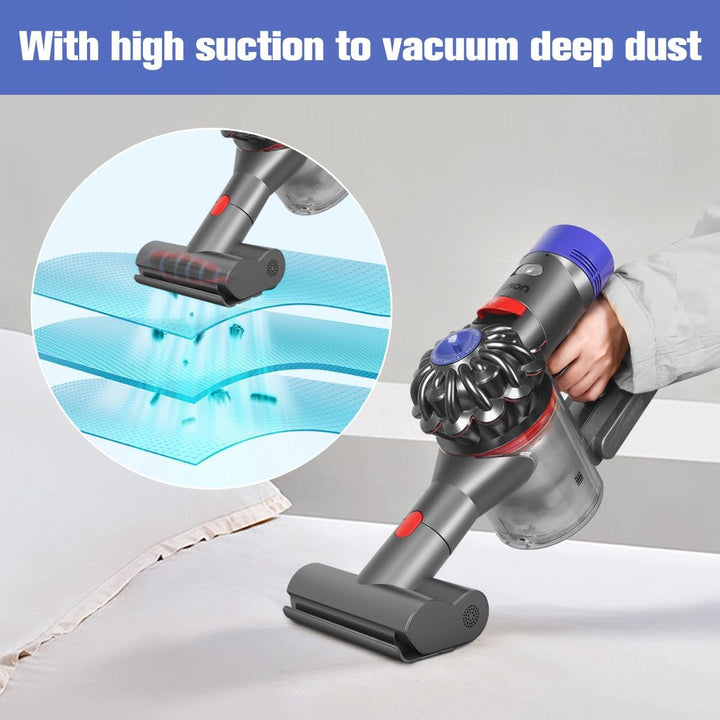 Mini Polsterdüse für Dyson V7 V8 V10 V11 V15, Kleine Elektrobürste zum Entfernen von hartnäckigem Sc