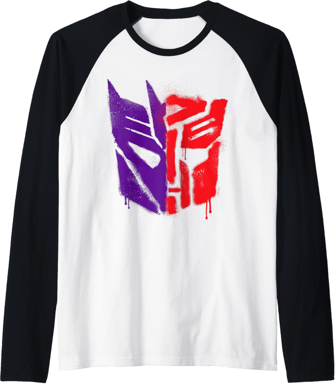 Transformers: War For Cybertron Spray Paint Split Logo Raglan