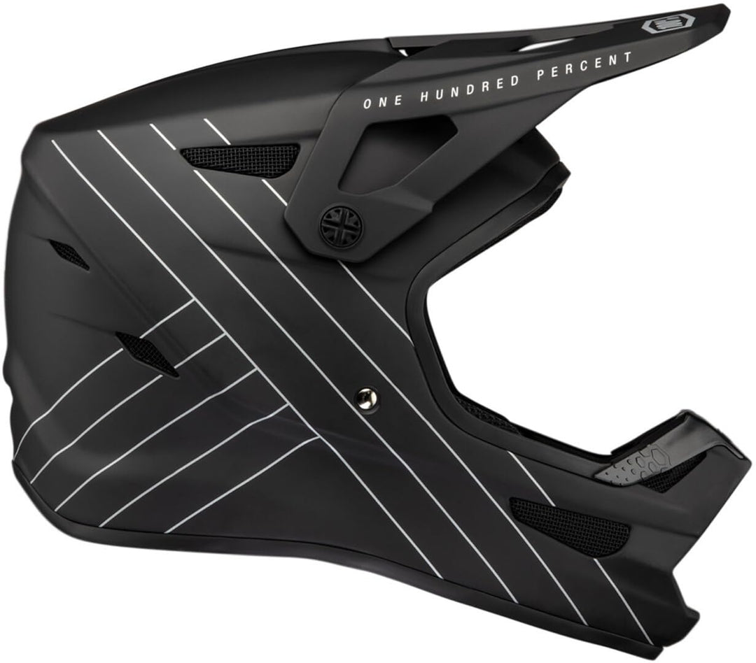 100% Status Helm schwarz XXL | 63-64cm, XXL | 63-64cm
