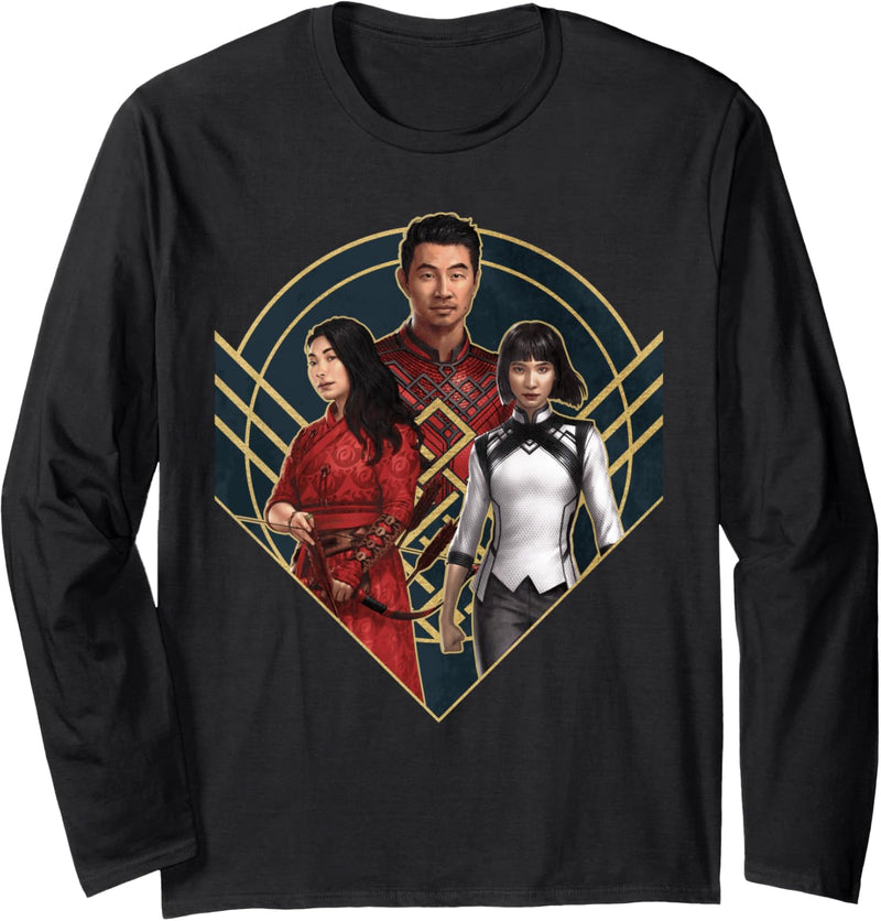 Marvel Shang-Chi and the Legend of the Ten Rings Characters Langarmshirt