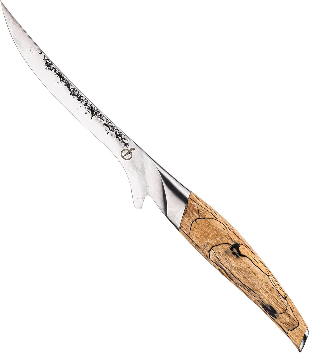 Forged Katai Ausbeinmesser, 15cm, handgefertigt, in Holzkiste