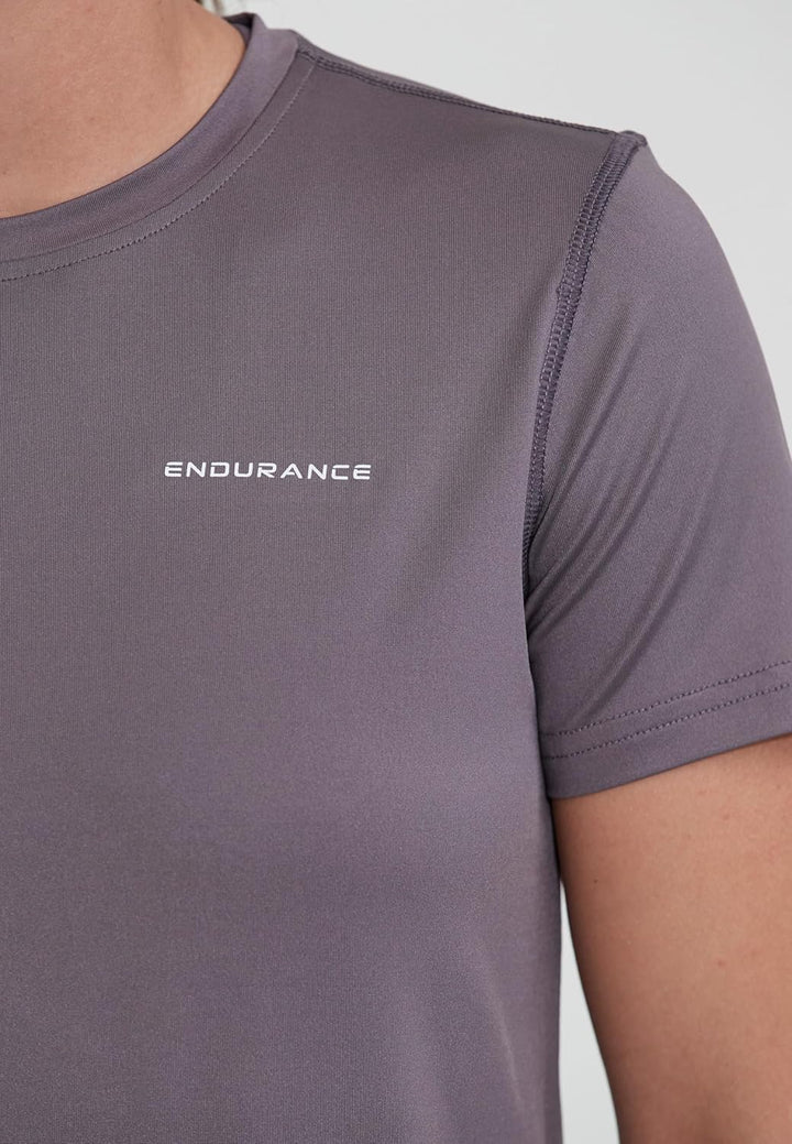 Endurance Damen Yonan Performance T-Shirt 36 1117 Shark, 36 1117 Shark