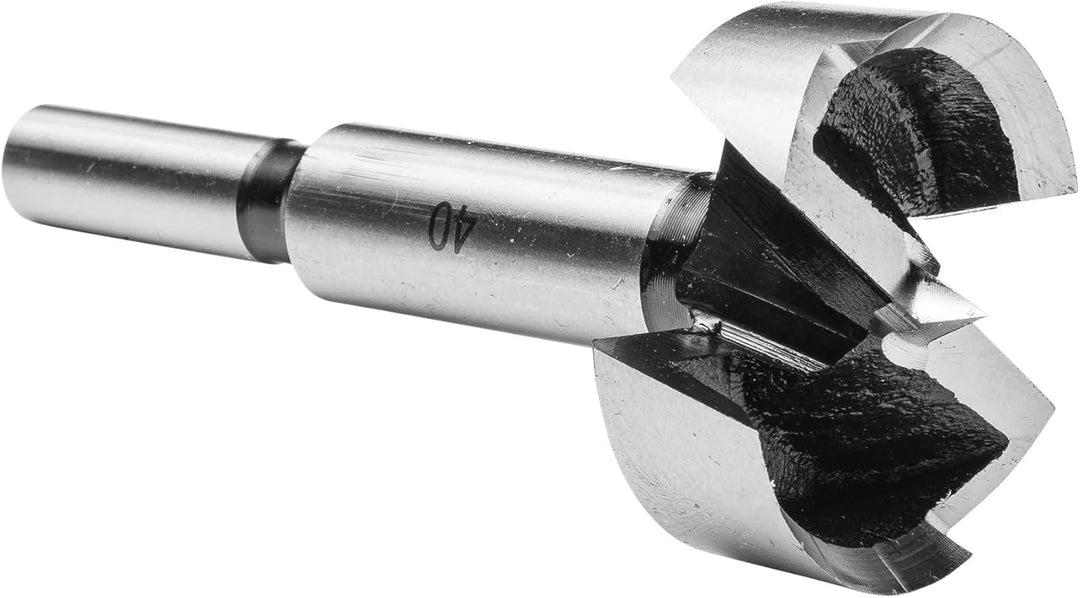 ENT 40240 Forstnerbohrer Premium WS, Durchmesser (D) 40 mm, NL 60 mm, GL 90 mm, S 10 mm D=40 / NL=60