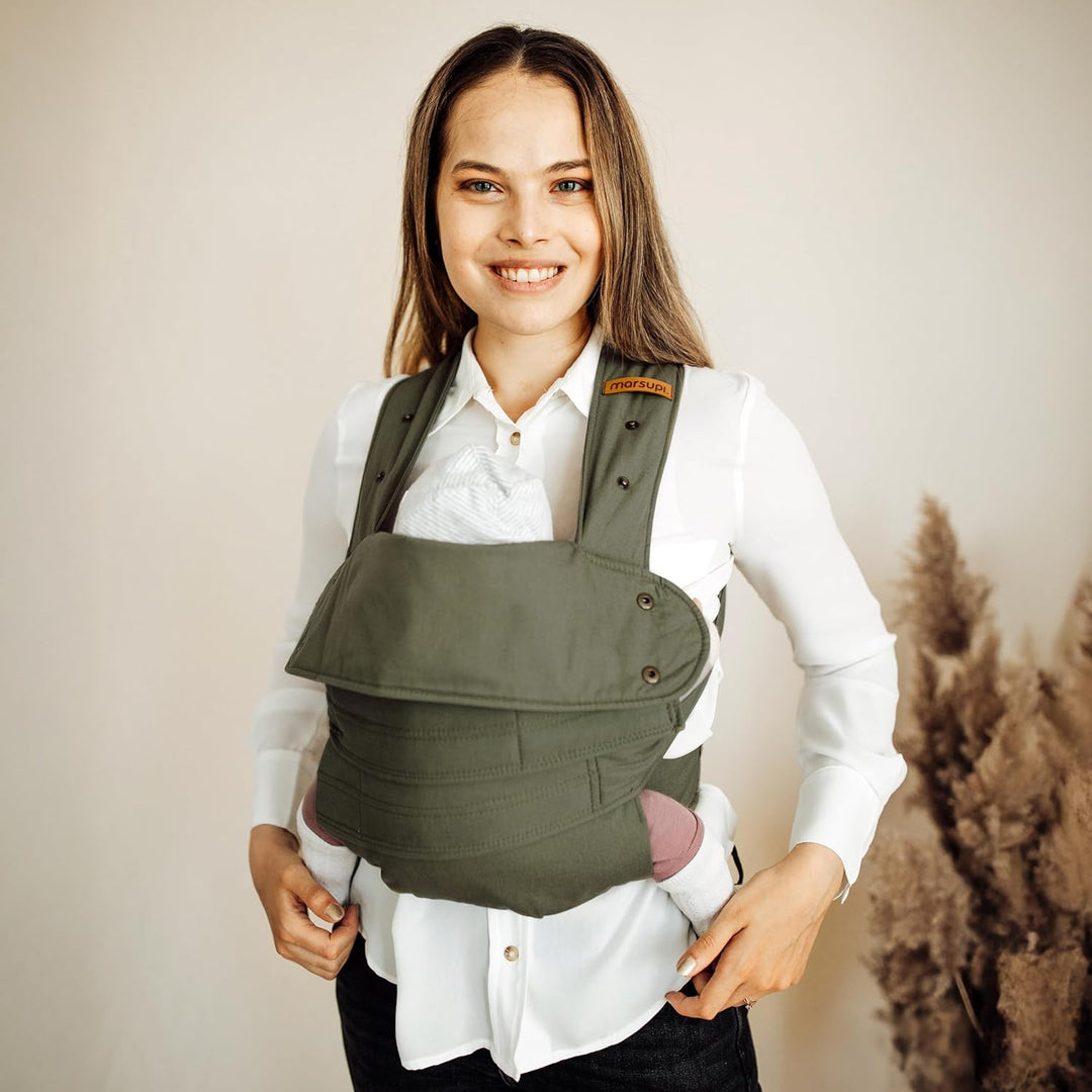marsupi Baby- und Kindertrage, Version 2.0 (S/M, olive) S/M olive, S/M olive