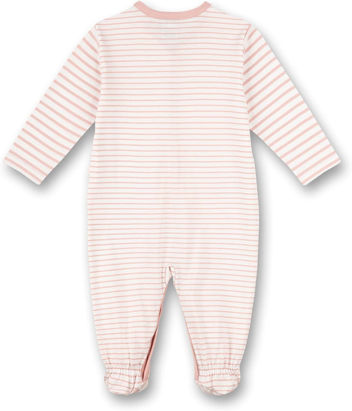 Sanetta Baby - Mädchen rompertje Roze Baby und Kleinkind Schlafanz ge, Silver Pink, 56 EU 62 Silver