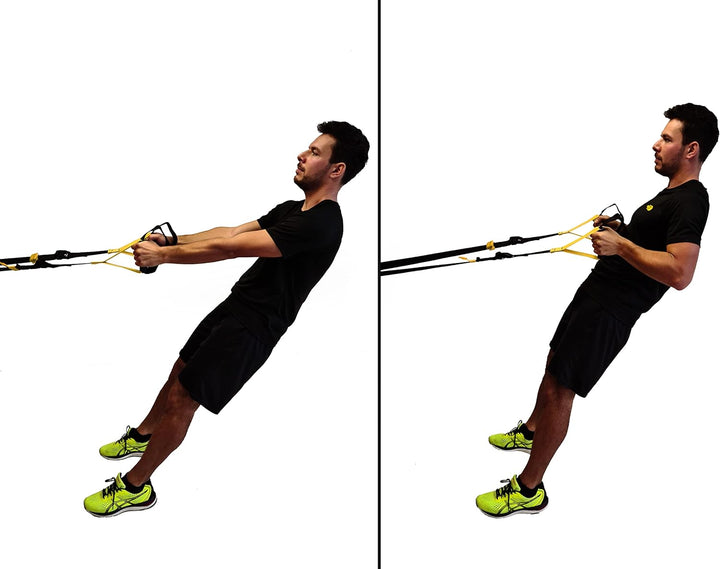 POWERSHOT Schlingentrainer - Sling Trainer mit Türverankerungen - Home Fitness! Fitness-Bauchgurt/ST